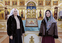 В курганский храм прибыла икона Божией Матери «Помощница в родах»