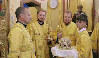 Воскресная Литургия в Александро-Невском соборе Кургана