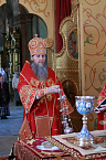 Митрополит Даниил совершил Литургию в день отдания праздника Пасхи