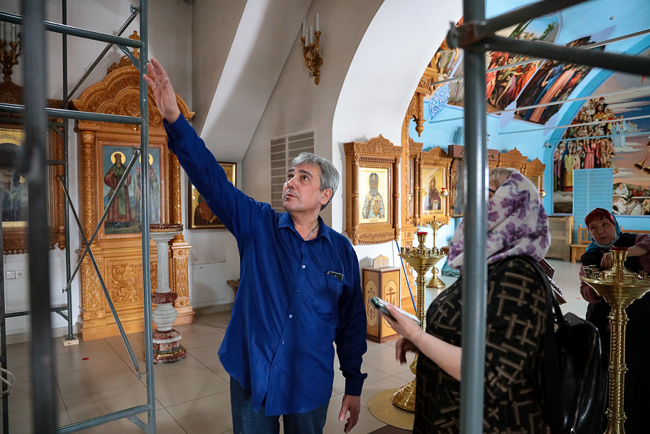 В Богоявленском соборе города Кургана начинается роспись главного купола