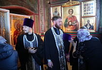 На вечерню с Чином прощения в Александро-Невский собор пришли сотни жителей Кургана