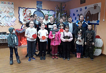 В Белозерском районе юные прихожане в Рождественские дни сражались в теннис