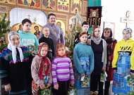 В зауральском  храме Илии Пророка дети отпраздновали  Рождество Христово
