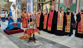 Литургия в день обре́тения мощей блгв. кн. Даниила Московского