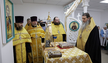 Освящение храма в Курганской областной больнице