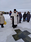Настоятель села Лисье совершил водосвятный молебен на местном озере