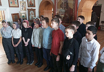 В Варгашах 6-классники посетили храм