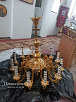 Зауральскому храму подарили паникадило для алтаря