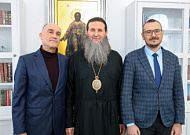Митрополит Даниил провел встречу с главой центра Илизарова и директором ГТРК «Курган»