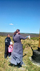 В Лебяжьевском районе появился ещё один поклонный крест
