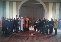 В Мокроусовском районе икону Георгия Победоносца крестным ходом перенесли в храм его имени