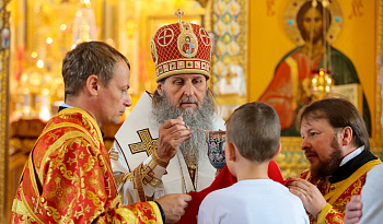 Литургия в день отдание праздника Пасхи