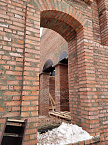 В Чимеевской обители продолжают расти стены храма Казанской иконы Божией Матери