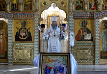 В Лазареву субботу митрополит Даниил совершил Божественную литургию