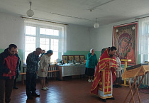Священник из Варгашей совершил Литургию в селе Терпугово