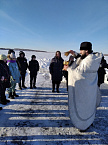 В Зауралье сельские школьники участвовали в чине освящения вод
