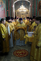Литургия в день 30-летия Курганской епархии