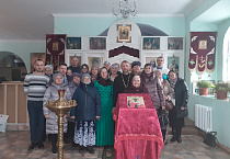 Паломники из города  Кургана побывали в храме села Белозерское