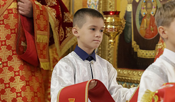 Литургия в день обре́тения мощей блгв. кн. Даниила Московского