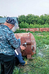В Зауралье прихожане помогли оборудовать септик для сельского храма