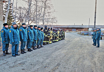 Курганские казаки участвовали в пожарно-тактических учениях