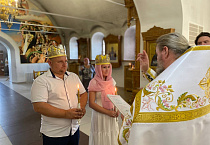 В Богоявленском соборе  города Кургана совершено  Таинство венчания