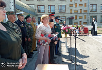 Мокроусовский священник присутствовал на посвящении в кадеты