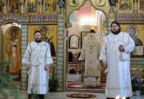 Митрополит Даниил в Рождественский сочельник совершил Литургию в Александро-Невском соборе