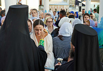 Митрополит Даниил принимает участие в торжествах в честь преподобного Сергия Радонежского в Троице-Сергиевой лавре