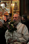 В Рождественский сочельник митрополит Даниил совершил Великое Повечерие и Утреню