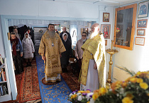 Архиерейское богослужение состоялось в Покровском храме села Колташёво