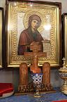 В праздник Иверской иконы Божией Матери митрополит Даниил совершил Литургию в Богоявленском соборе Кургана