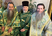 Митрополит Даниил принял участие в престольных торжествах Троице-Сергиевой Лавры