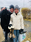 В городе Кургане продолжает свою работу проект «Социальный пункт «Сквер Милосердия», который реализуется с использованием гранта Президента Российской Федерации, предоставленного Фондом президентских грантов