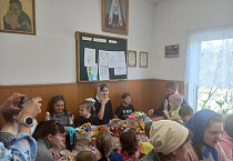 В храме села Глядянское провели детский пасхальный праздник