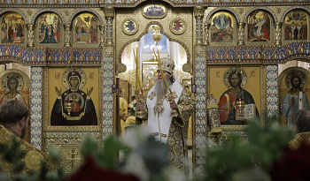 Воскресная Литургия в Александро-Невском соборе Кургана