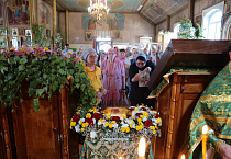 В Курган прибыл ковчег с мощами великомученика Георгия Победоносца