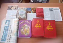Курганский священник провёл на приходе села Рычково Литургию и встречу со школьниками