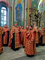 Литургия в день обре́тения мощей блгв. кн. Даниила Московского