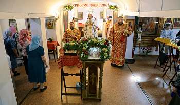 Литургия в день Владимирской иконы Божией Матери