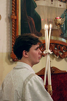 Митрополит Курганский и Белозерский Даниил 9 января совершил Божественную литургию в храме Рождества Христова города Кургана