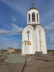 В Кургане возле Троицкого собора началась укладка брусчатки