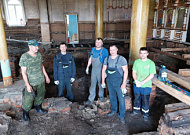 Продолжаются работы по восстановлению  храма в Смолино
