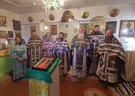 Священники Южного благочиния совершили совместное богослужение в селе Половинном