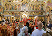 В Кургане митрополит Даниил возглавил Литургию в день своего тезоименитства
