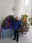 В курганском соборе к Рождеству оборудовали два вертепа