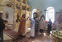 В курганском храме прошла сестринская Литургия и панихида  по умершим от СПИДа
