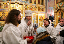 В Рождество Христово митрополит Даниил совершил ночную праздничную службу