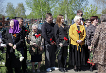 В Кургане состоялось погребение останков погибшего в 1941 году советского воина – деда секретаря Курганской епархии