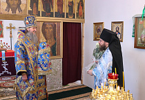 Митрополит Даниил впервые совершил Литургию в храме Матроны Московской города Кургана